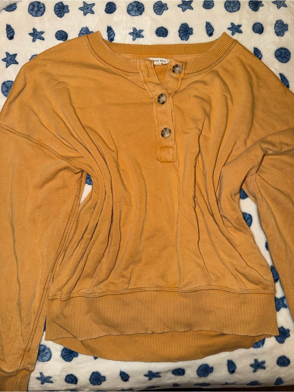 Cozy Button-Front Women’s Sweater in Tan